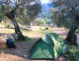 bernachtung am Campingplatz bei Kloster Lluc